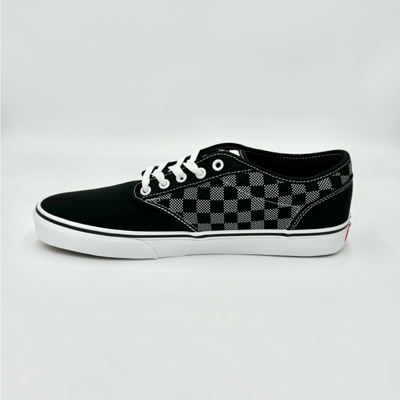 NEW Vans Atwood Checker Dot Black White Canvas Skate Shoe Men’s size 11 - Picture 8 of 13